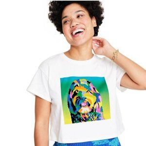 NWT Size XXS Tabitha Brown Short Sleeve Dog Graphic T-Shirt